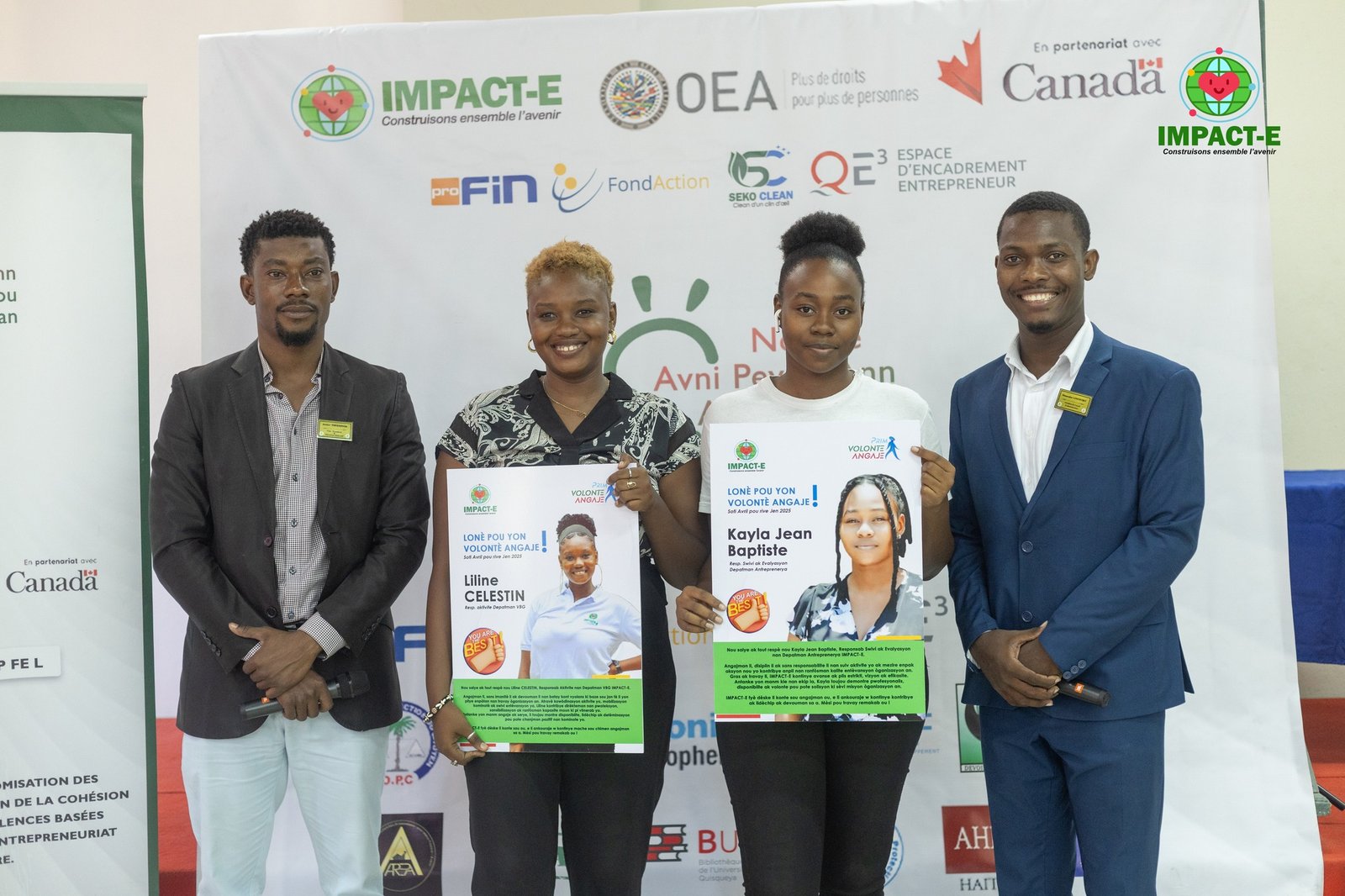 IMPACT-E honore ses volontaires engag&eacute;s pour le trimestre Septembre 2025